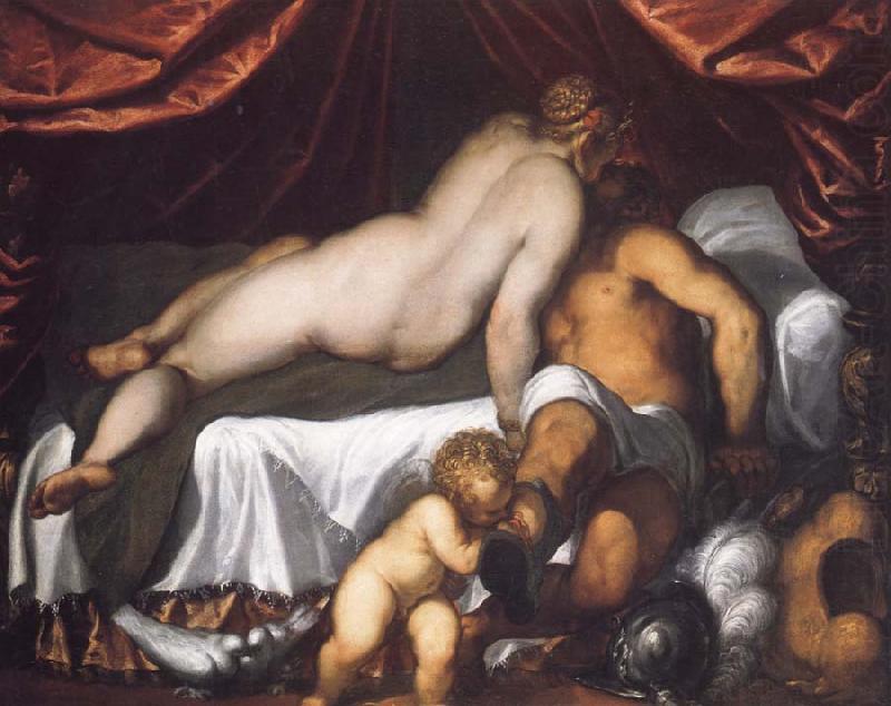 PALMA GIOVANE Mars,Venus and Cupid china oil painting image